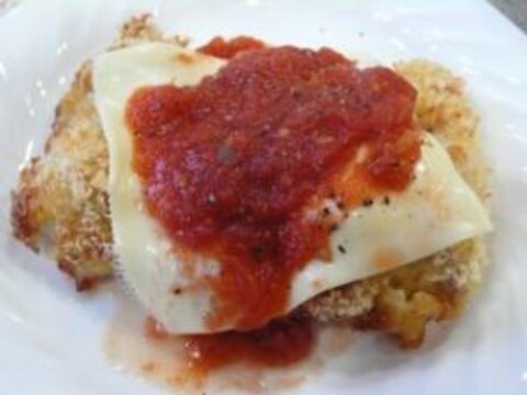 チキンカツのイタリアン風